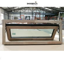 10% discount 10 years warranty thermal break aluminum wood awning windows